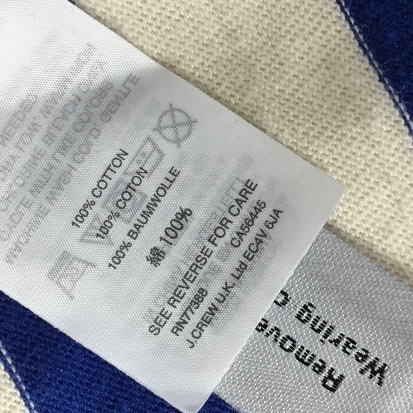 J. Crew Striped Tunic Shirt Dress Size XXS - Picture 7 of 8